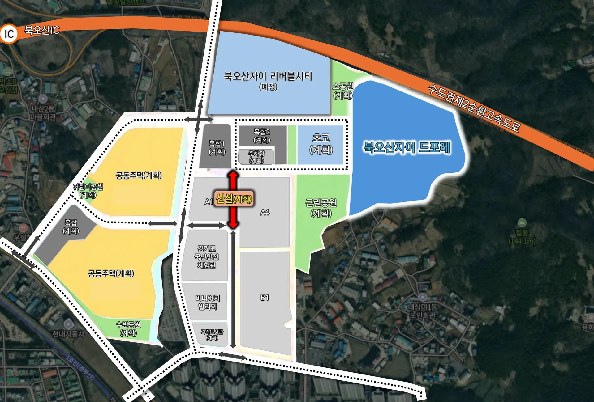 북오산자이 드포레 안내 이미지